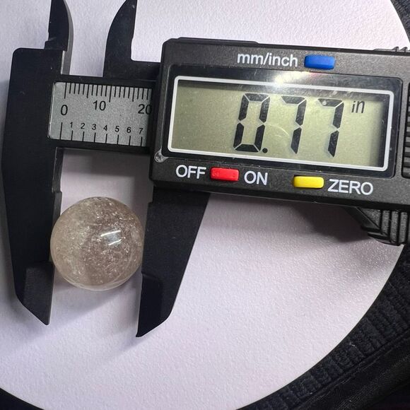 Crackle Quartz Marble Sphere (#1)‎ - Picture 7 of 8